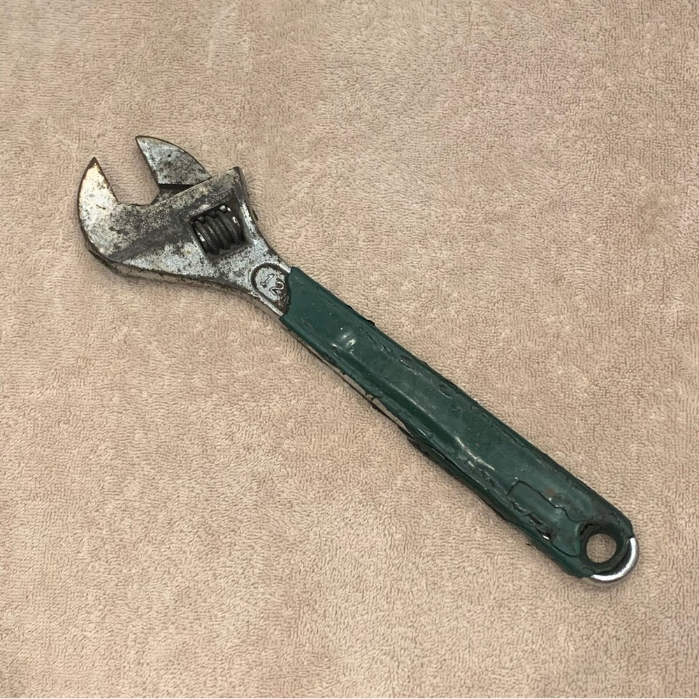 Vintage Kraeuter 12” Adjustable Crescent Wrench Hand Tool Made In USA - Picture 15 of 16